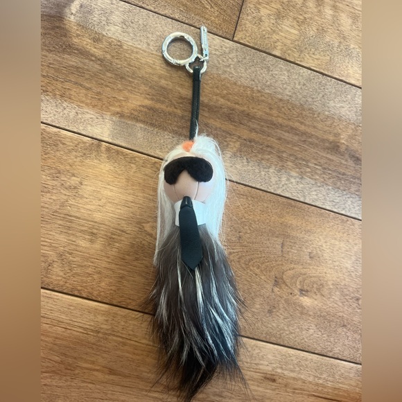 Authentic Karl Lagerfeld Fendi Keychain - Picture 2 of 2